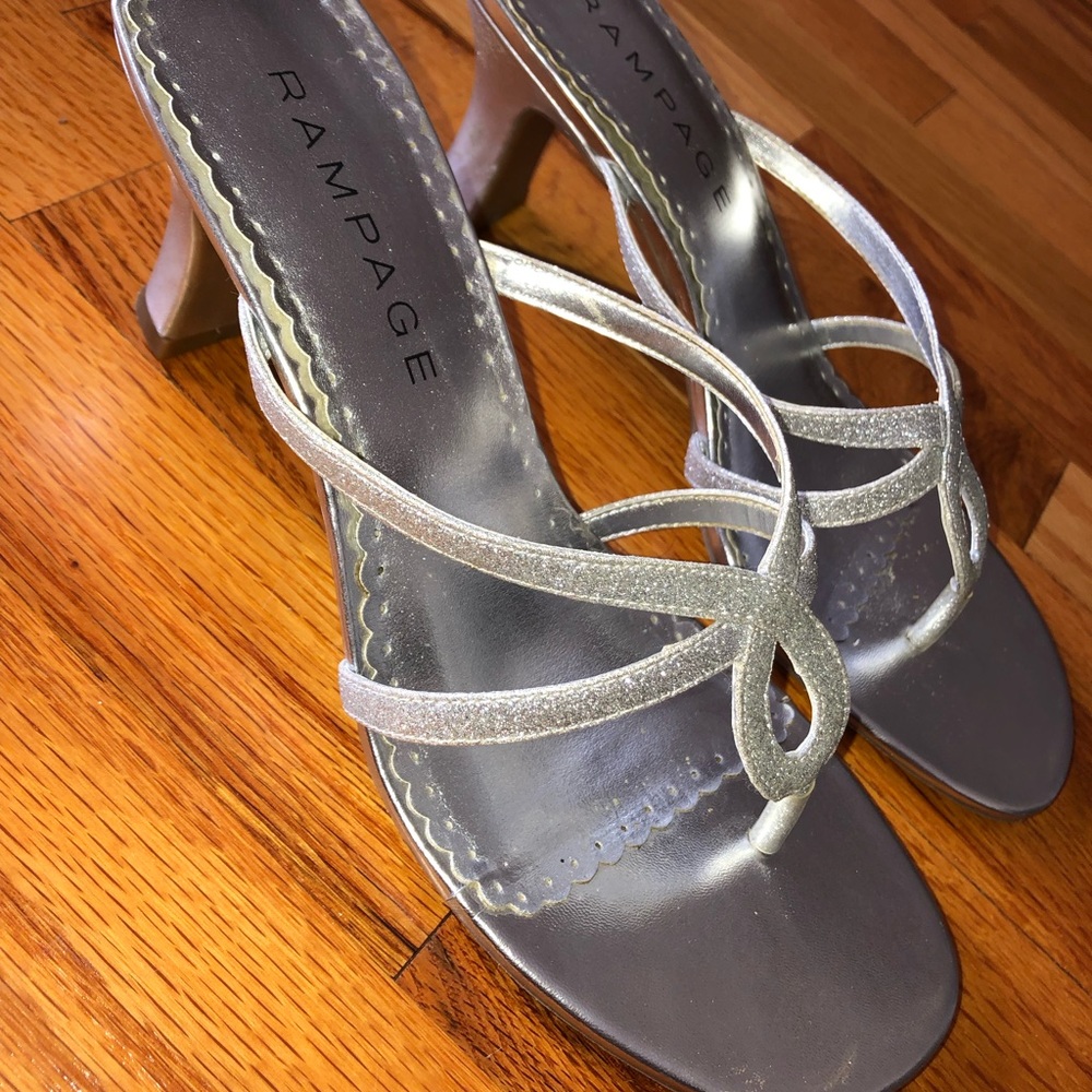 Rampage Silver Heels